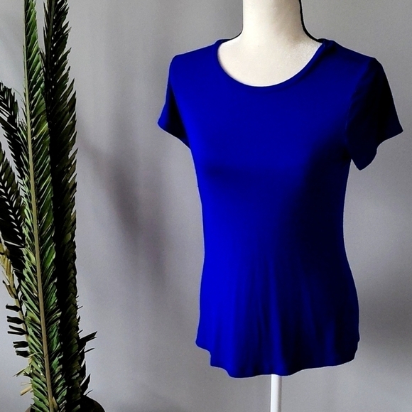 Apt. 9 hot blue and pink short sleeve tees-Set of 2 - Picture 2 of 12